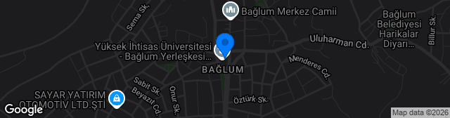 Map showing Bağlum Belediye Stadyumu