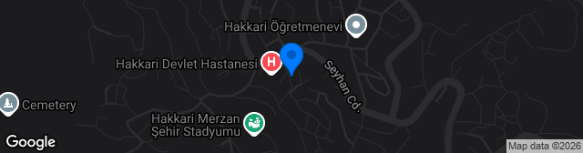 Map showing Merzan Şehir Stadı