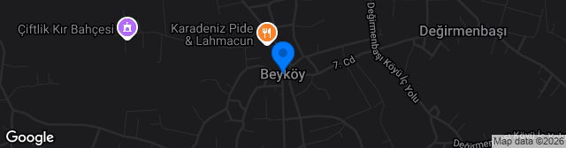 Map showing Beyköy Stadı