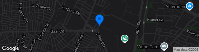 Map showing Bursa Merinos Stadyumu