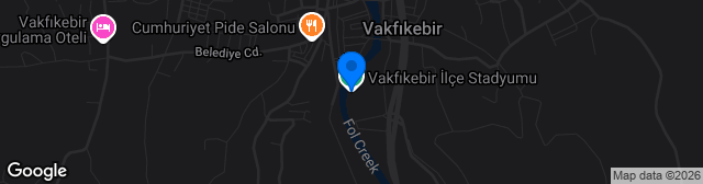 Map showing Vakfikebir Ilçe Stadyumu