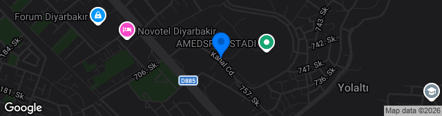 Map showing Seyrantepe Spor Kompleksi Stadyumu 2