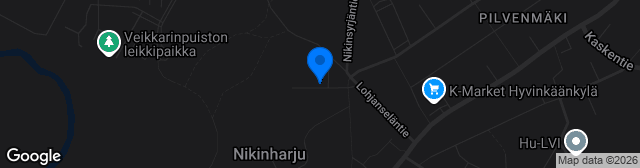 Map showing Hyvinkää UP Nurmi