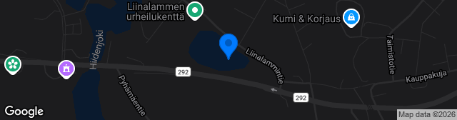 Map showing Liinalammi Nurmi