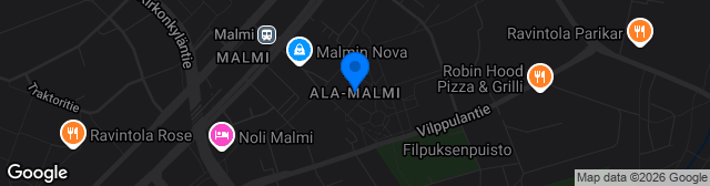 Map showing Ala-Malmi nurmi