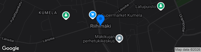 Map showing Riihimäki Pallokenttä Nurmi