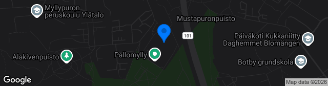 Map showing Pallomylly-halli