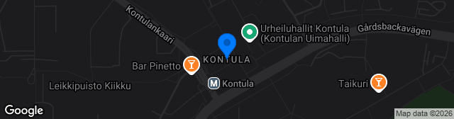 Map showing Kontulan Urheilupuisto