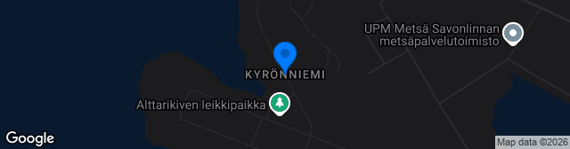 Map showing Kyrönniemi UK N