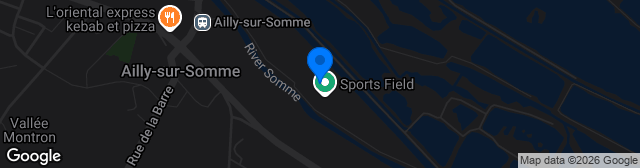 Map showing Stade Nicolas Coupé