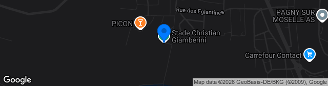 Map showing Stade Omnisports Christian Giamberini