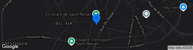 Map showing Stade Abbé-Le-Gall