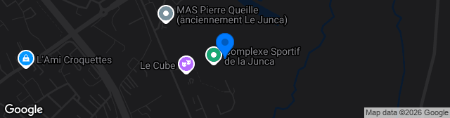 Map showing Stade Alain-Roche