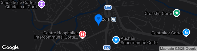 Map showing Stade Santos Manfredi
