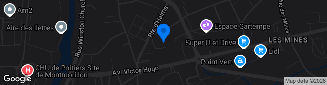 Map showing Stade Jean Ranger