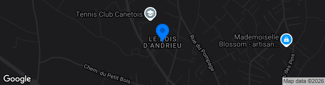 Map showing Complexe Sportif Bois d'Andrieu