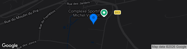 Map showing Stade Christian Doussot