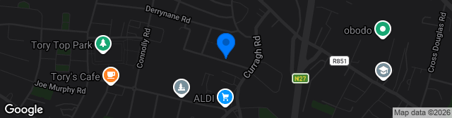 Map showing Turner's Cross