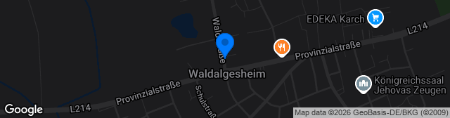 Map showing Stadion an der Waldstraße