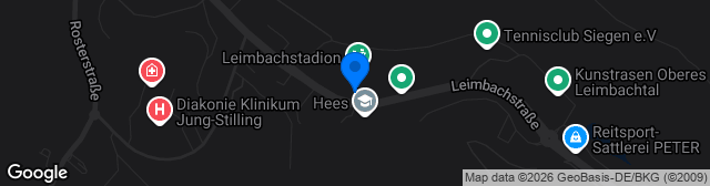 Map showing Leimbachstadion