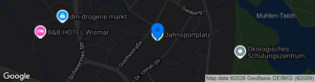 Map showing Jahnsportplatz