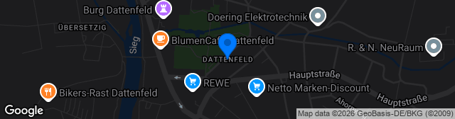 Map showing WECO-Arena im Sportpark Germania