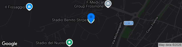 Map showing Stadio Benito Stirpe