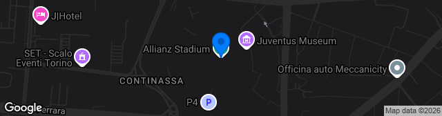 Map showing Allianz Stadium