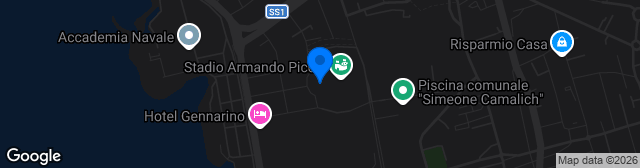 Map showing Stadio Armando Picchi