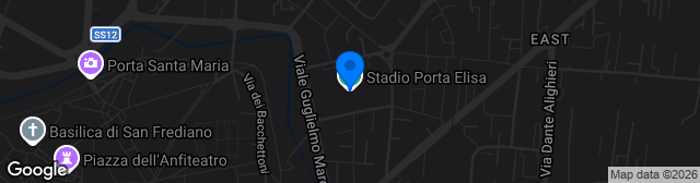 Map showing Stadio Porta Elisa