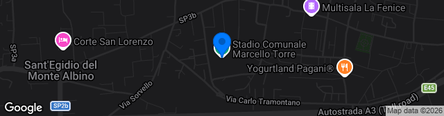 Map showing Stadio Marcello Torre