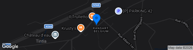 Map showing Complexe Sportif de La Bassée