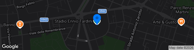 Map showing Stadio Ennio Tardini