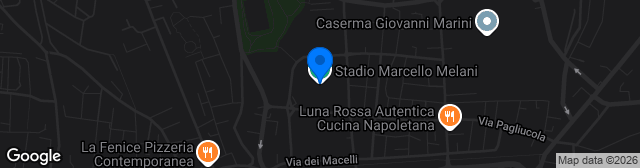 Map showing Stadio Marcello Melani