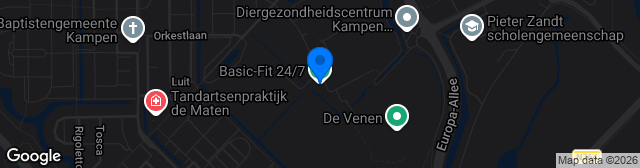 Map showing Sportpark De Maten (DOS)