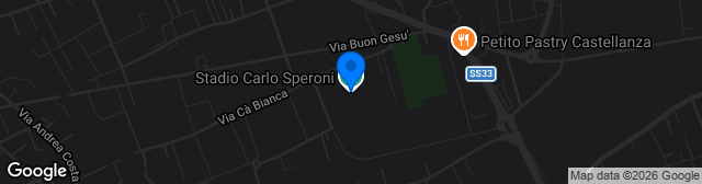 Map showing Stadio Carlo Speroni