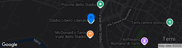 Map showing Stadio Libero Liberati