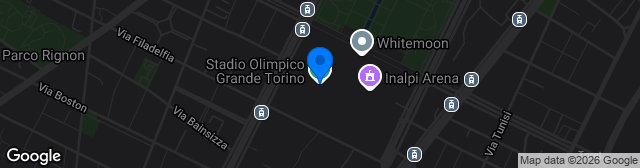 Map showing Stadio Olimpico Grande Torino