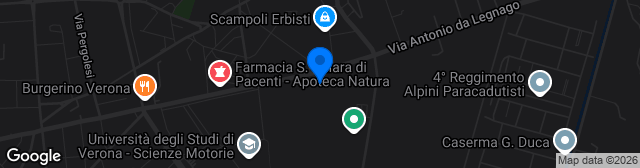 Map showing Stadio Comunale Gavagnin-Nocini