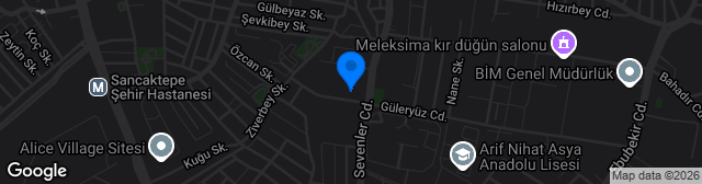 Map showing 15 Temmuz Stadı